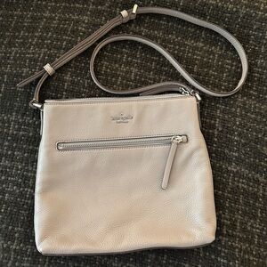 Kate Spade Crossbody - grey - adjustable strap
